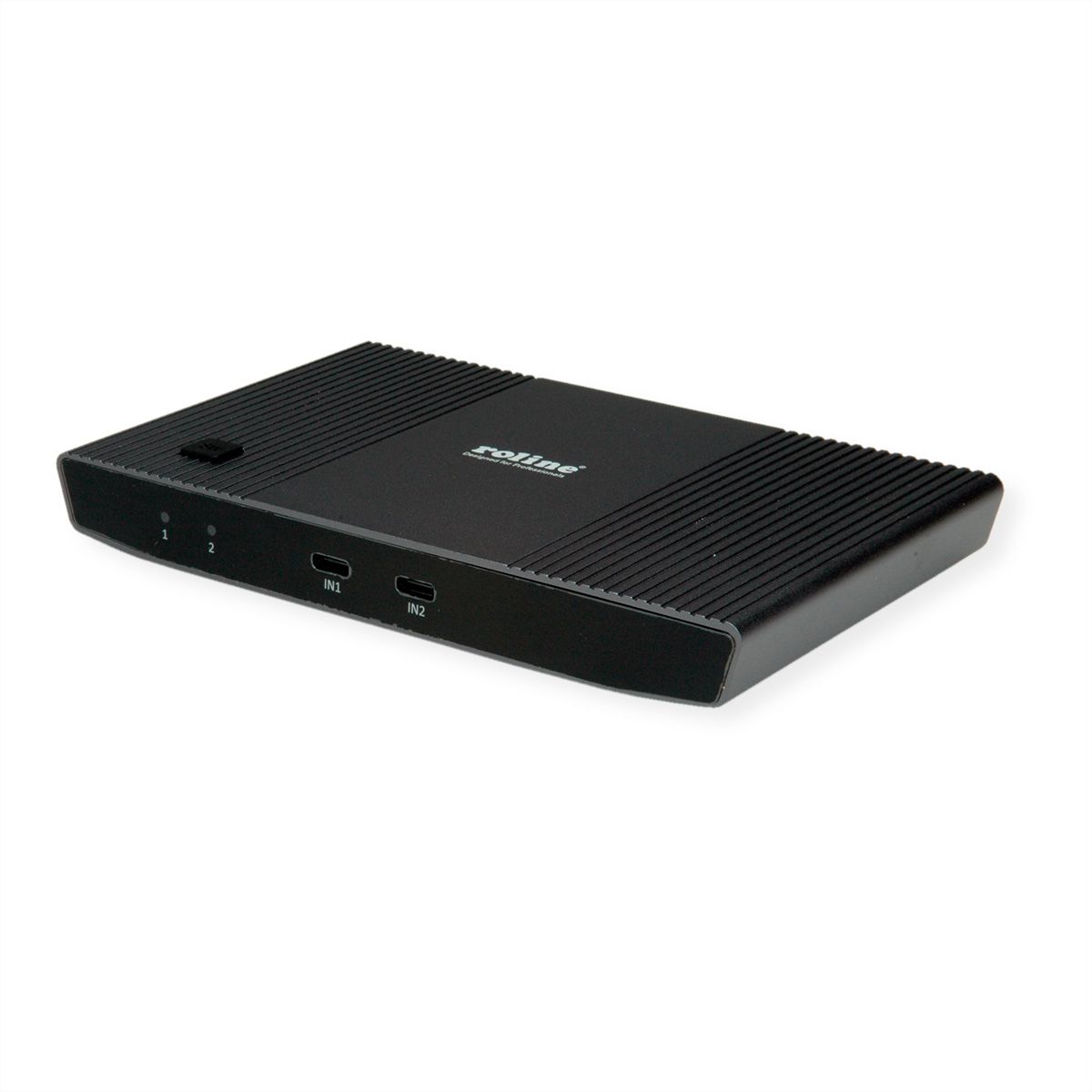 ROLINE KVM Switch, HDMI 4K, USB, 1 User - 2 Mobilgeräte