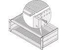 SCHROFF Abdeckblech Standard, 160 mm tief - ABDECKBLECH 63TE 160T 2STK