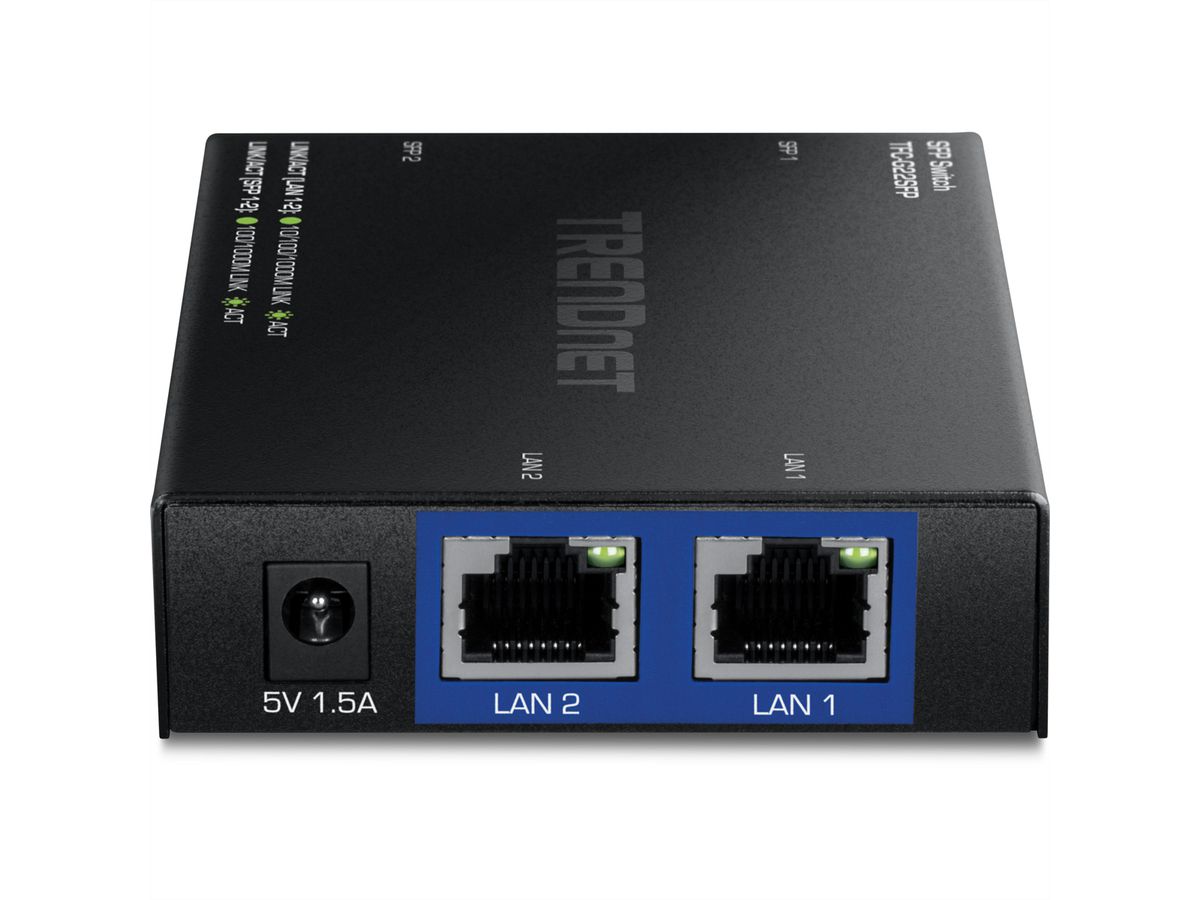 TRENDnet TFC-G22SFP 4-Port Switch Gigabit mit SFP Ports