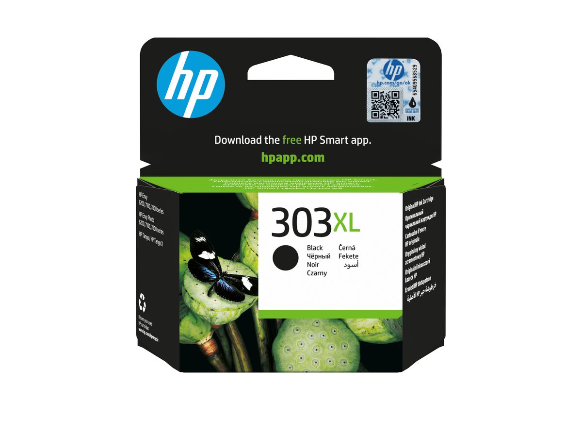HP 303XL Schwarz Original Druckerpatrone mit hoher Reichweite