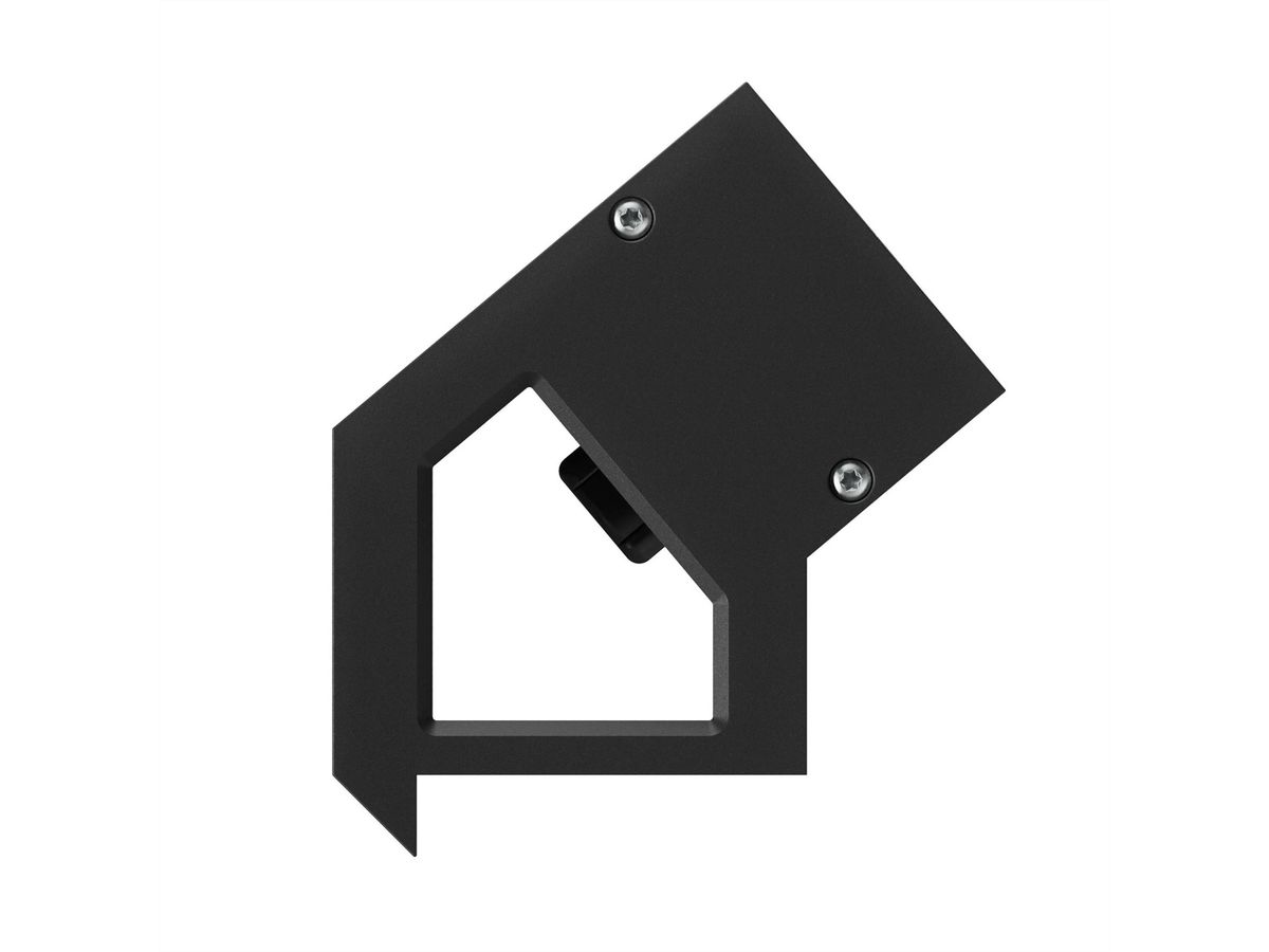 BACHMANN DESK2 ALU BLACK 2xP40, 1xUSB C/C 65W L=0,2m