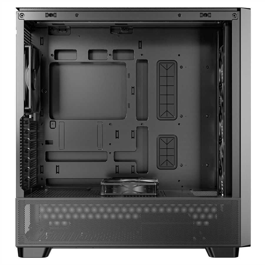 ANTEC FLUX PC Gehäuse Midi Tower Gaming ATX, schwarz
