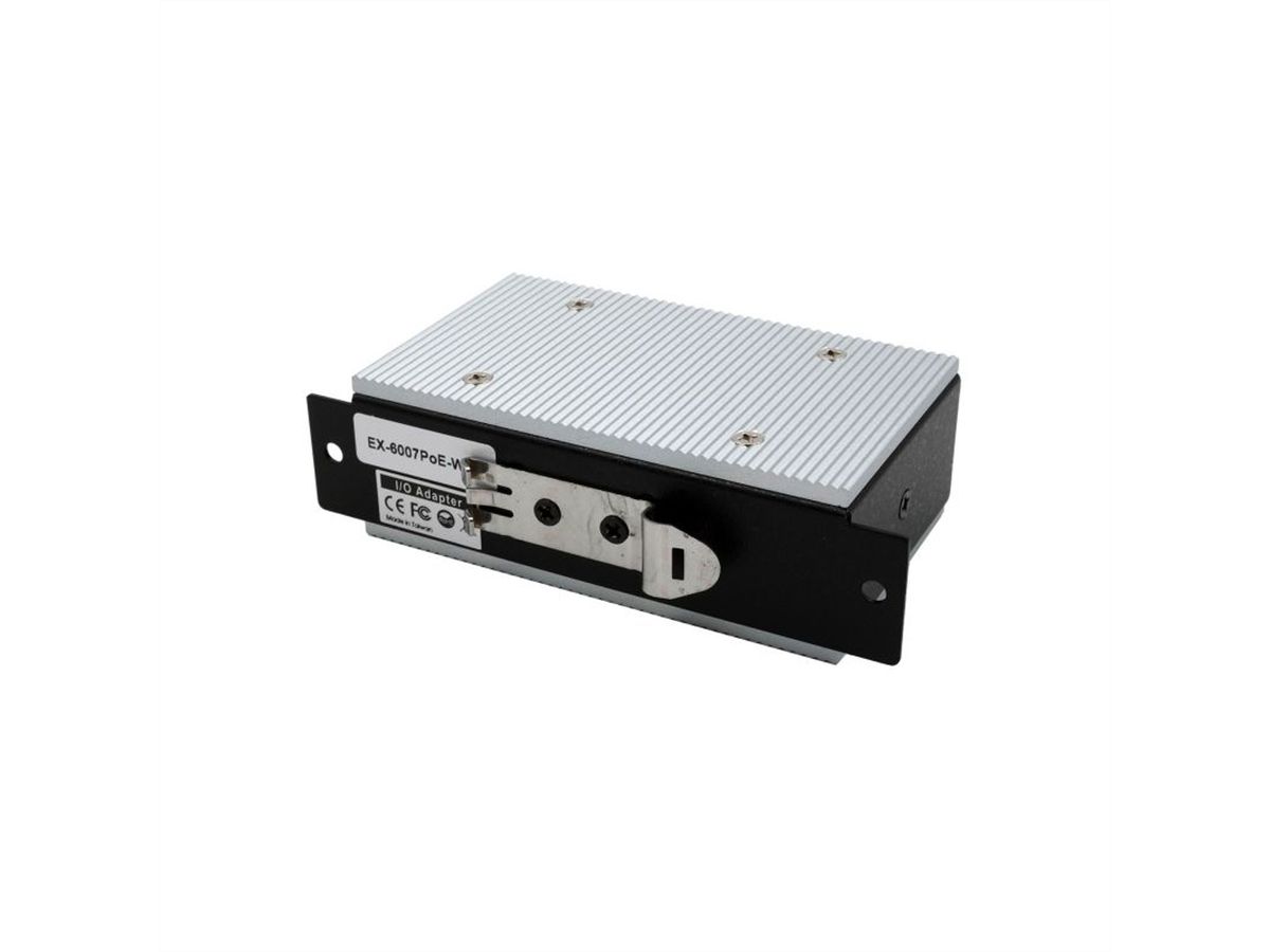 EXSYS EX-6007PoE-WT PoE Gigabit Injektor 12-48V, Metall Gehäuse