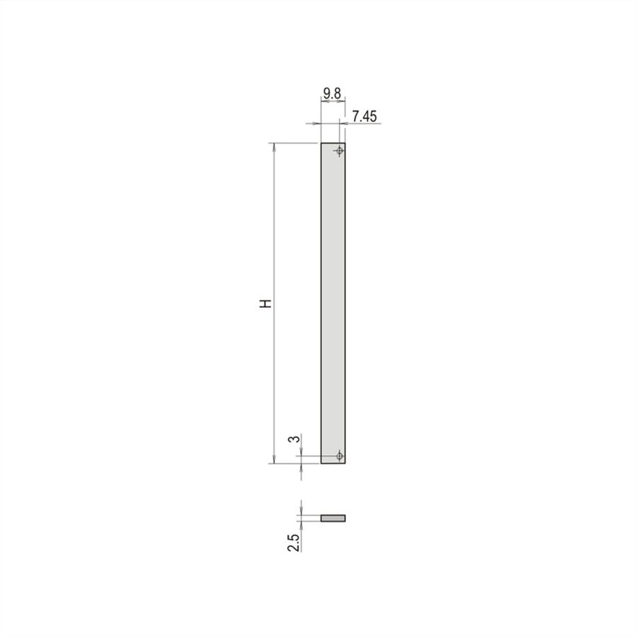 SCHROFF Frontplatten ungeschirmt - TEILFRONTPL.2HE 84TE VORELOX