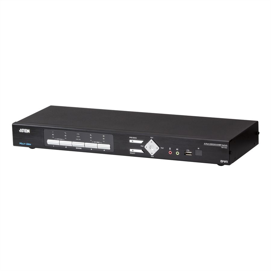 ATEN CM1164A 4-Port USB DVI Multi-View KVMP Switch