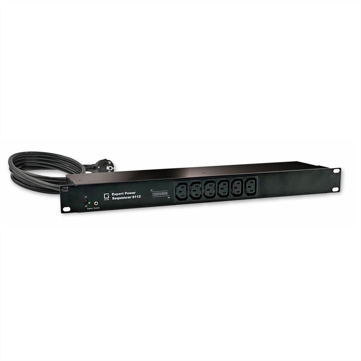 GUDE 8112-2 Expert Power Sequenzer 6x C13 mit Überspannungsschutz und Netzfilter