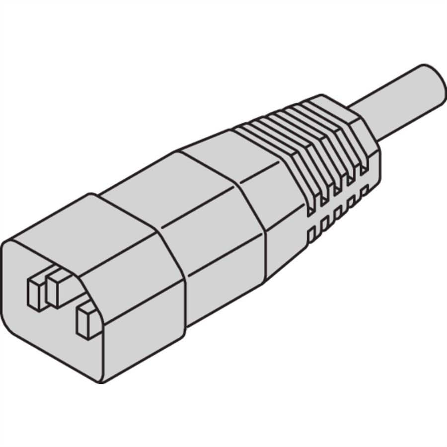 SCHROFF Netzanschlussleitung, IEC - ANSCHLUSSKAB.2,5M IEC C13-C14