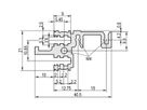 SCHROFF Typ DH-LD stabil, langes Dach - MODULSCH. VORNE 84TE DH LD