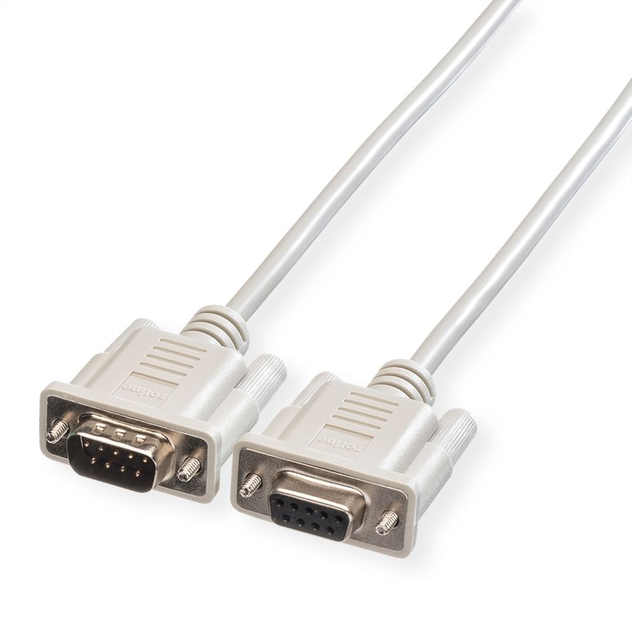 ROLINE RS232-Kabel 9pol ST-BU, 1,8 m