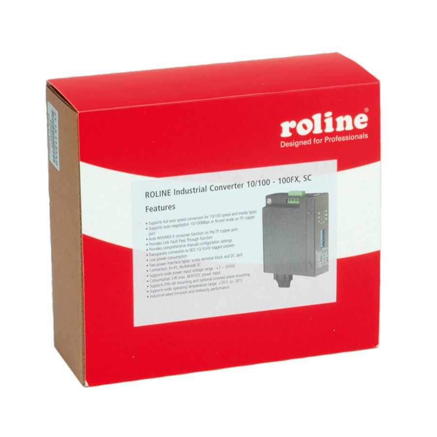 ROLINE Industrie Konverter RJ-45, SC
