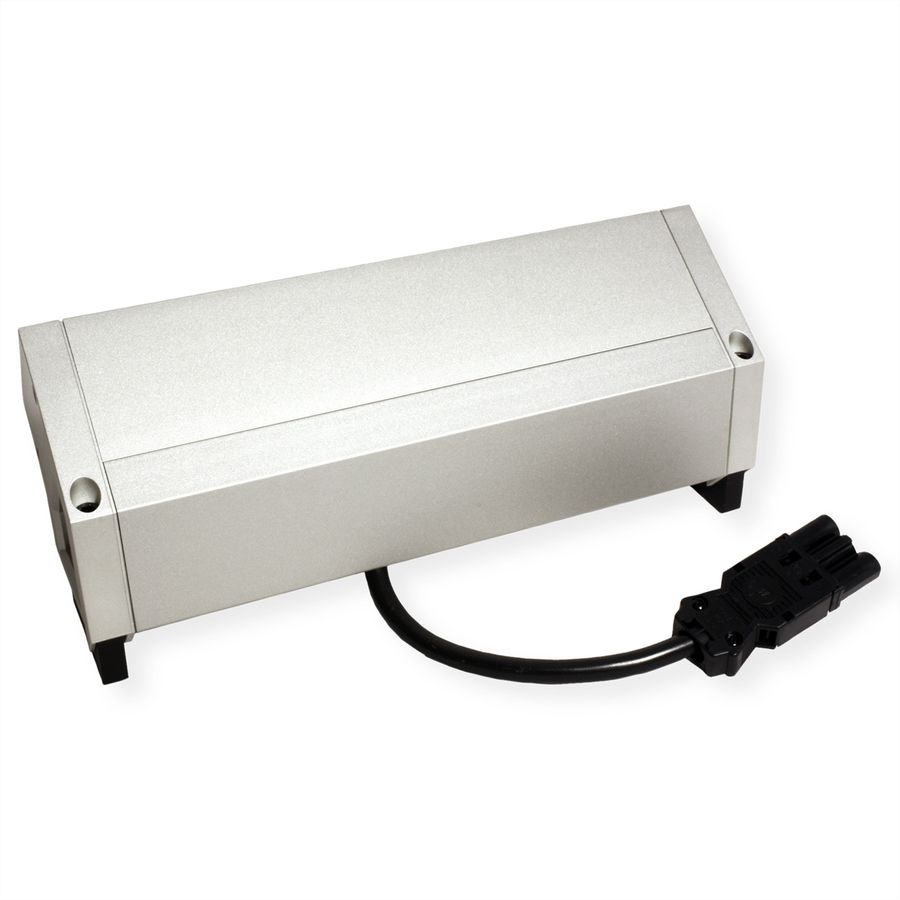 BACHMANN DESK2 2x Schutzkontakt 1x USB-Charger 1x ABD, GST18 Inox