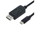 ROLINE USB Typ C - DisplayPort Adapterkabel, v1.2, ST/ST, 1 m