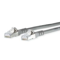 METZ CONNECT Patchkabel Cat.6A AWG 26, LSOH, grau, 1 m