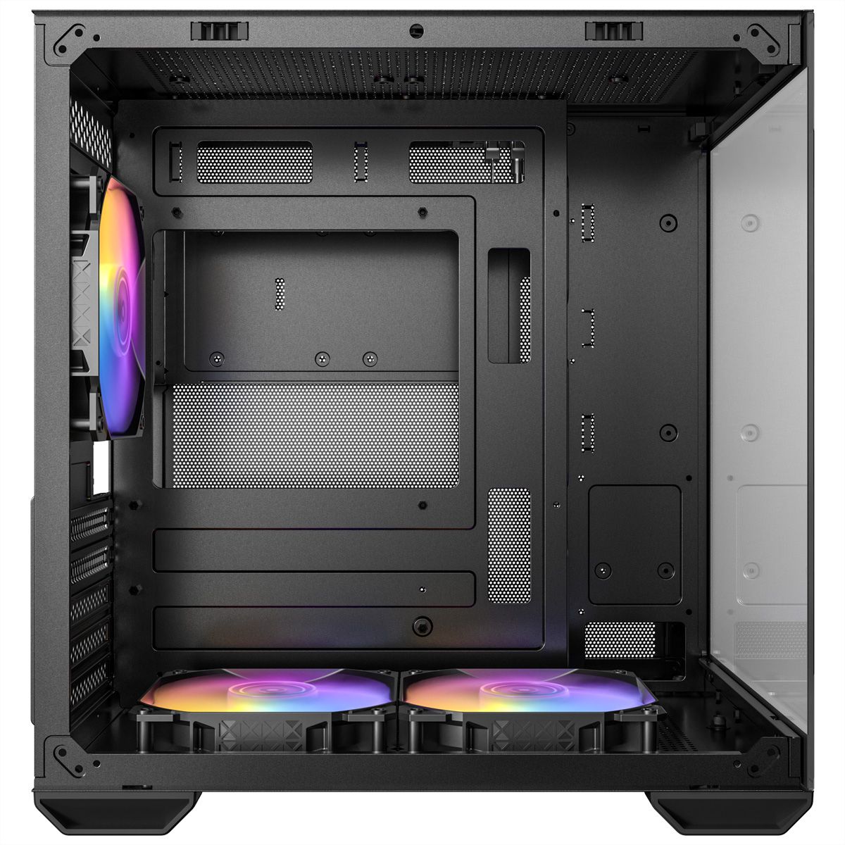 ANTEC CX60M ARGB PC Gehäuse Mini Tower Micro-ATX, schwarz