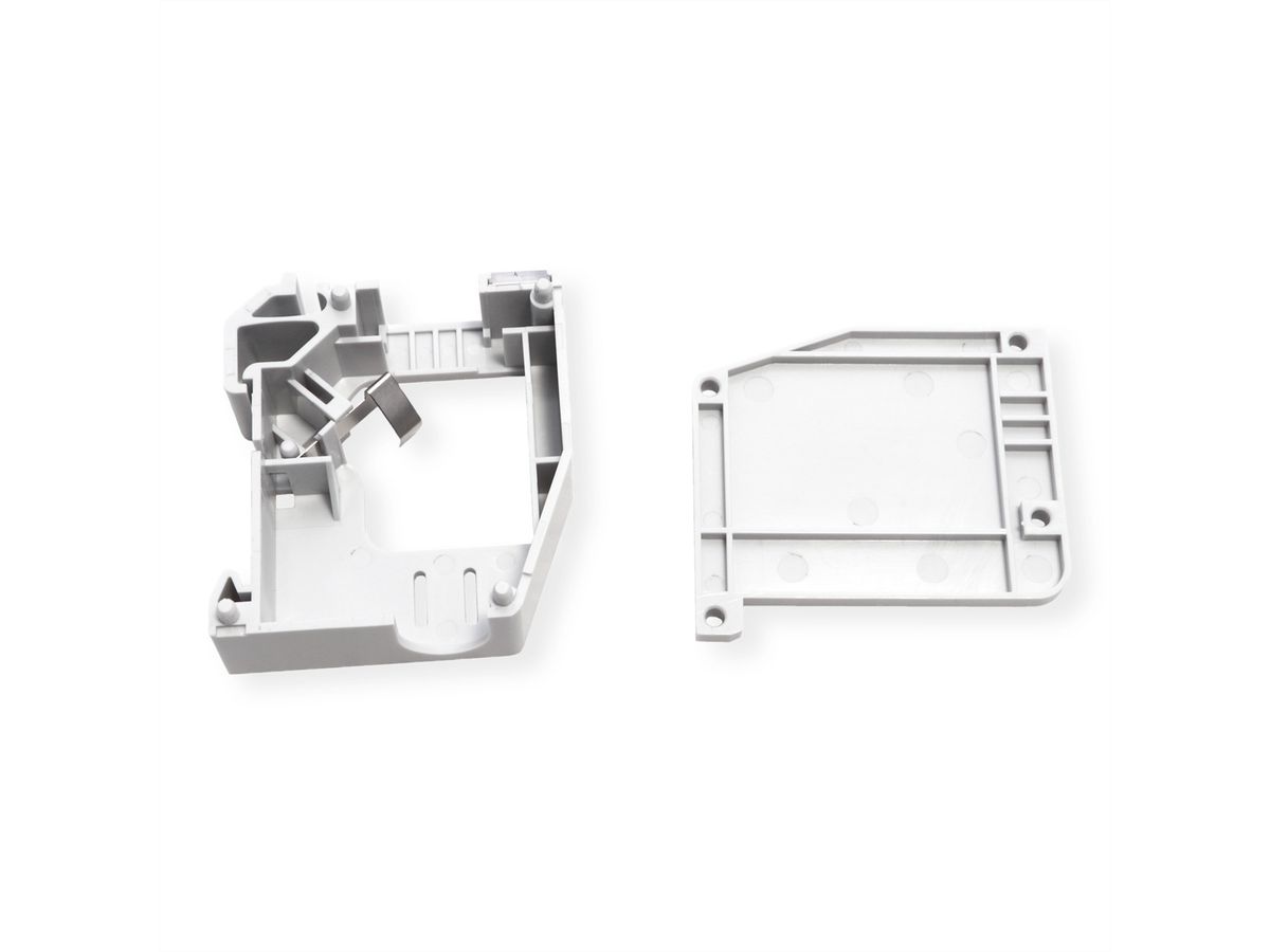ROLINE Tragschienenadapter für Keystone Module, unbestückt, 180°