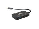 ROLINE USB 3.2 Gen 2 Hub, 4fach (2x USB-A + 2x USB-C), PD, Typ C Anschlusskabel