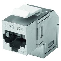 TELEGÄRTNER AMJ-Kupplung 90° Cat.6A, RJ45 (f-f)