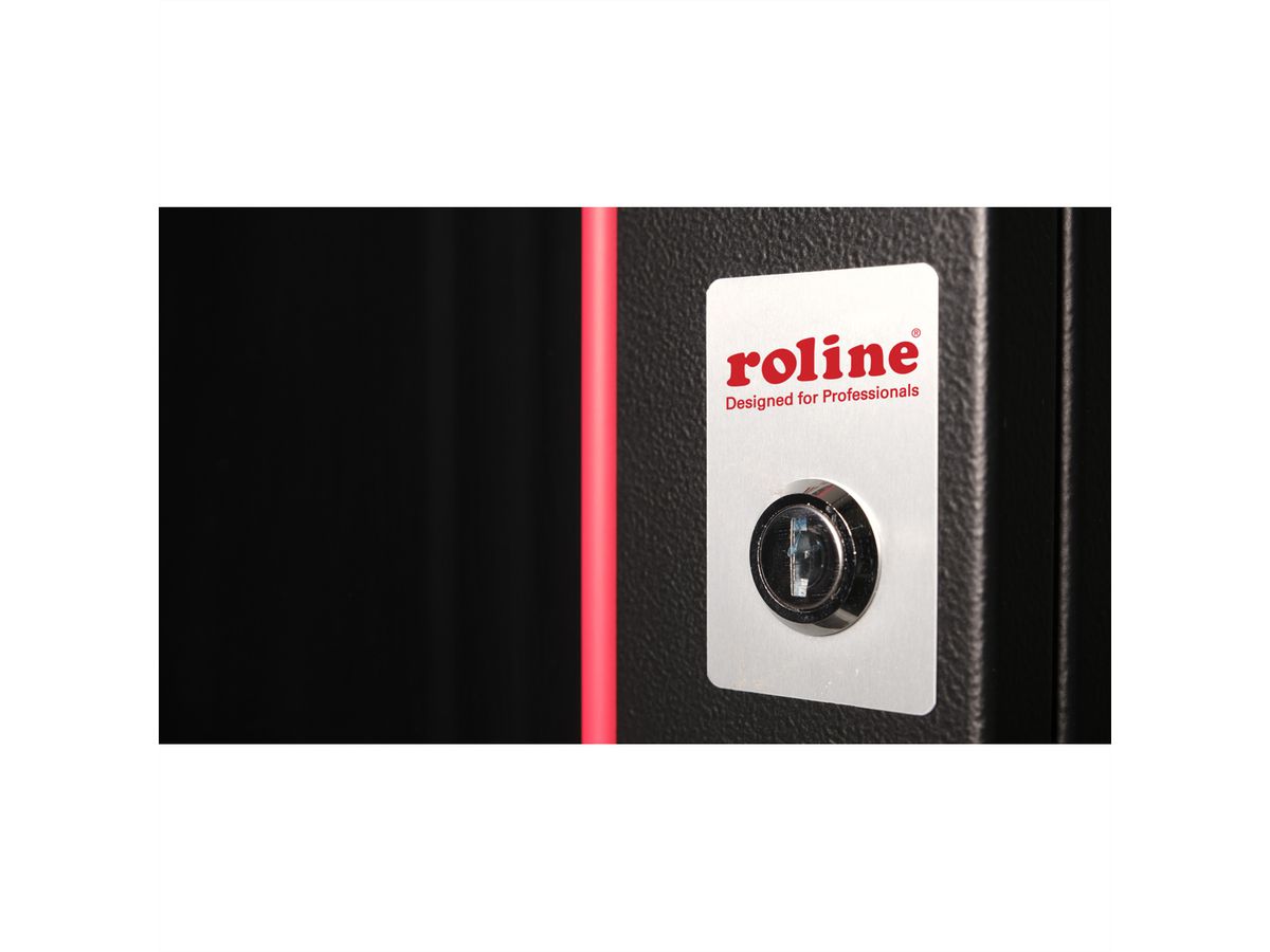 ROLINE 19-Zoll Wandgehäuse Pro 12 HE, 600x450 BxT schwarz