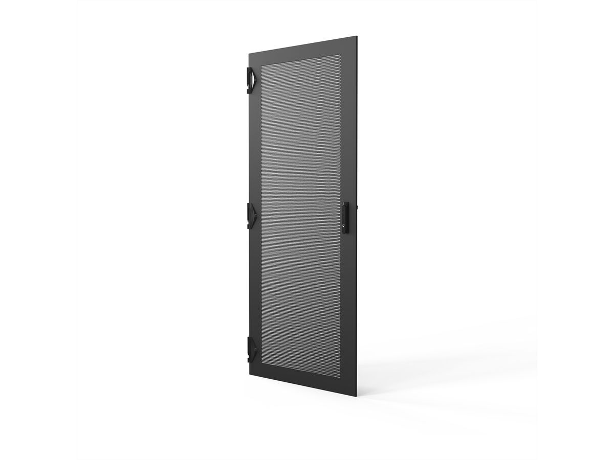 SCHROFF TUER 1200H 800B PERF. IP20 3PTS RAL7021