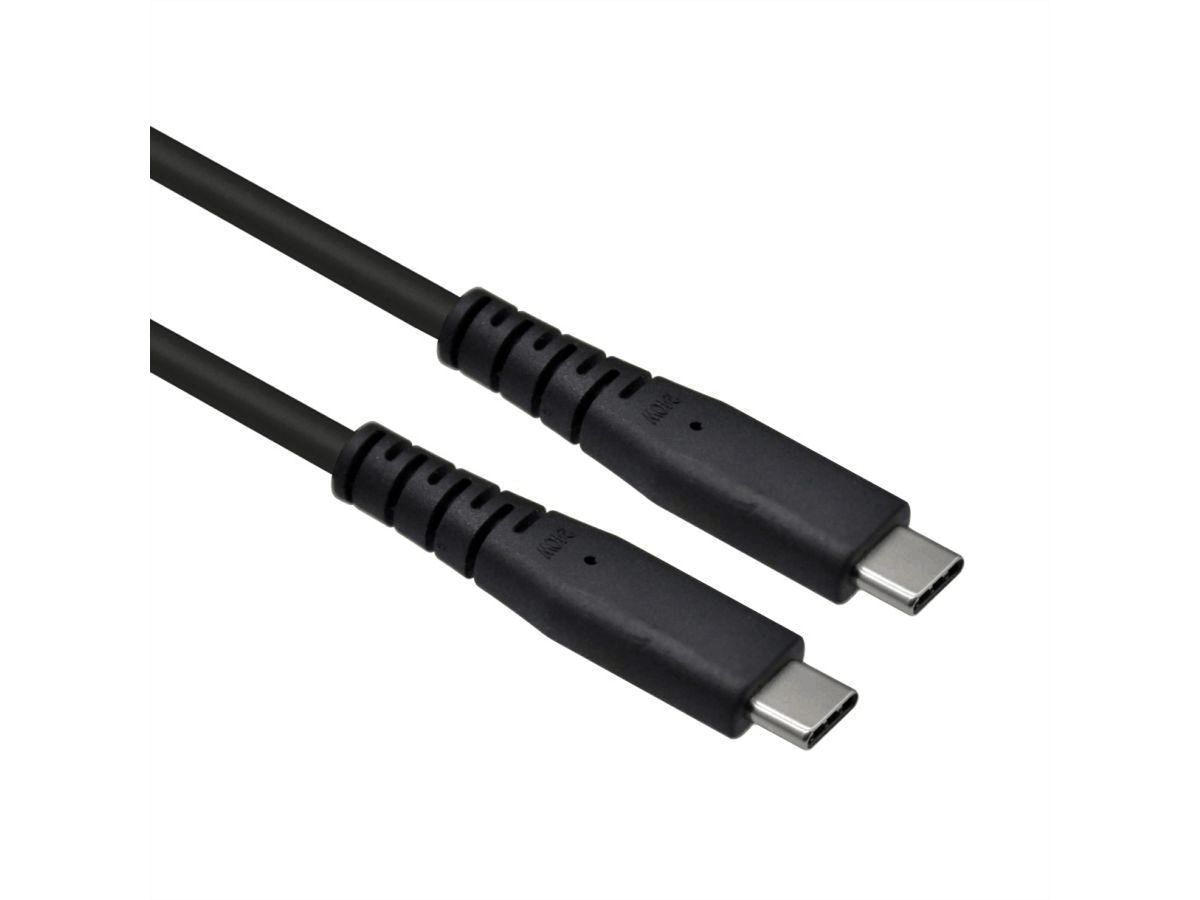 ROLINE USB4 Gen2x2 Kabel, C–C, ST/ST, 20Gbit/s, 240W, schwarz, 3 m