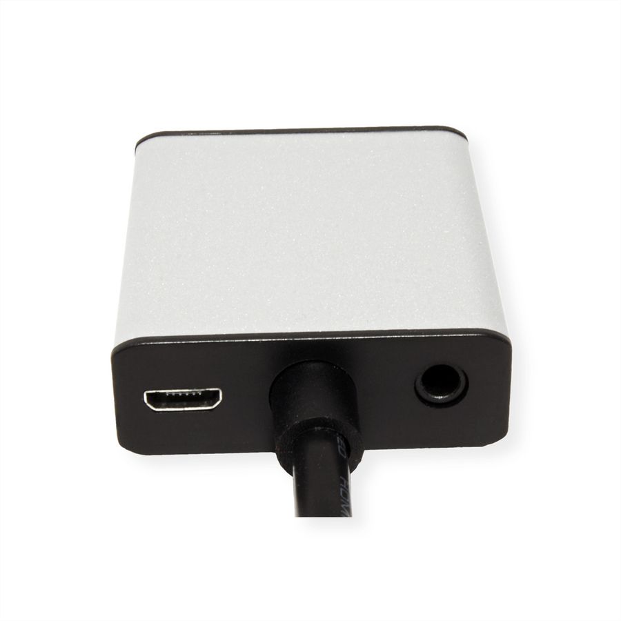 VALUE Adapterkabel HDMI zu VGA+3,5mm-Audio (Stereo)