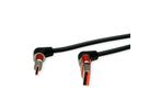 ROLINE USB 2.0 Kabel, Typ-C - Typ-A, ST/ST, 360° Rotation, schwarz / rot, 2 m