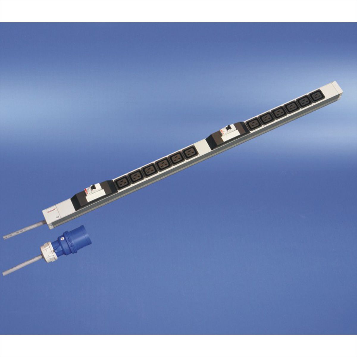 SCHROFF IEC-Steckdosenleiste, C19 - STECKDL. 32A 12XC19 947,5LG