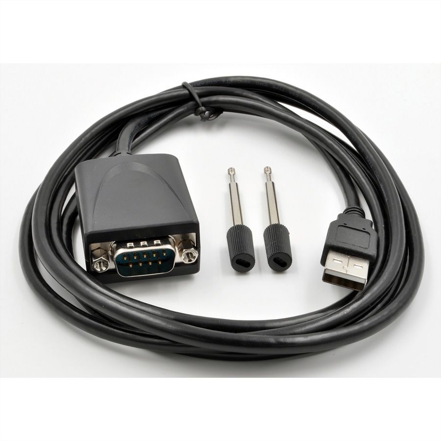 EXSYS EX-1311-2 USB 2.0 zu 1 x Seriell RS-232 1.8 Meter Kabel mit 9 Pin Stecker LED Anzeige