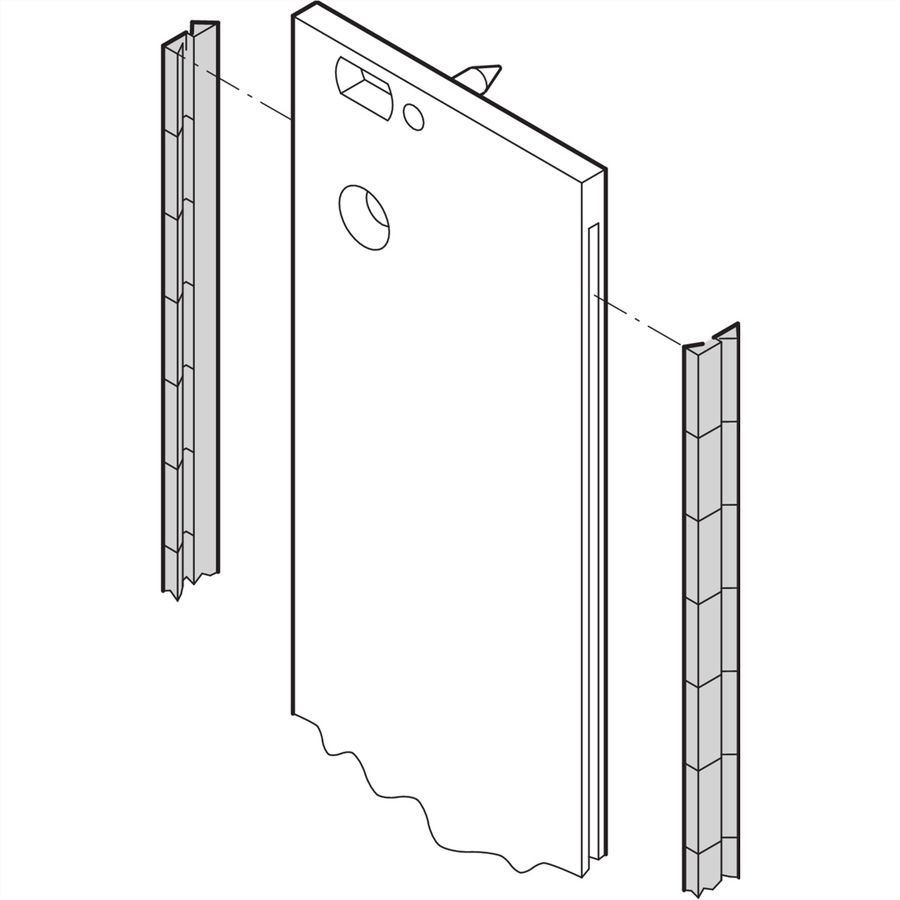 SCHROFF EMV-Dichtung (Stahl, rostfrei) - EMC DICHTUNG 4HE 142LG 10ST.