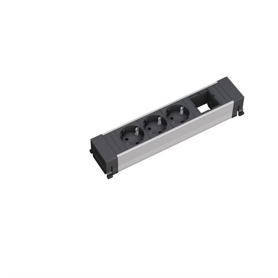 BACHMANN CONFERENCE TOP FRAME Medium Einsatz 3x Schutzkontakt 1x ABD