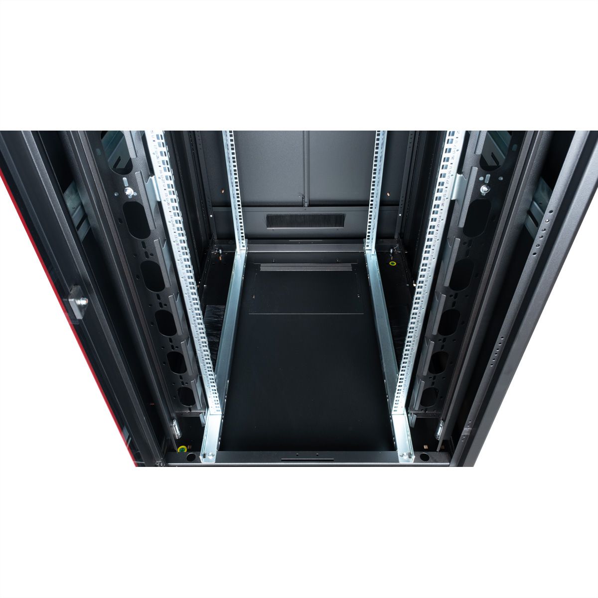ROLINE 19-Zoll Netzwerkschrank Pro 47 HE, 600x600 BxT Glastür schwarz