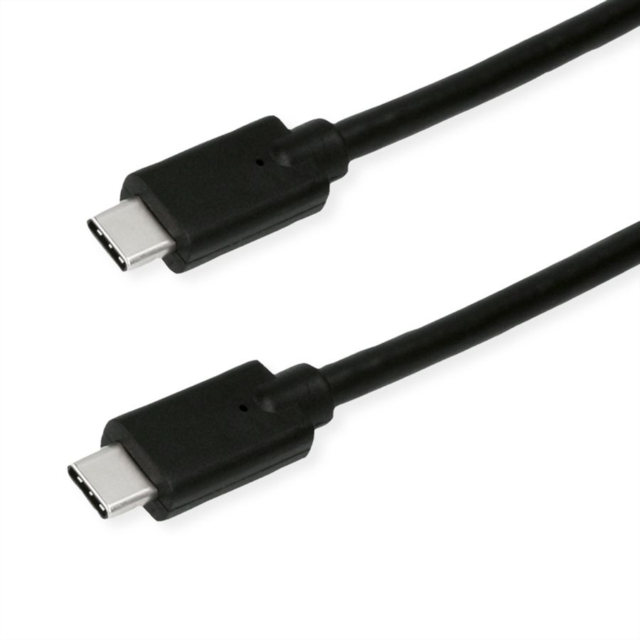ROLINE GREEN USB 3.2 Gen 2x2 Kabel, USB C-C, ST/ST, 4K UHD-1, 20Gbit/s, Emark, 100W, schwarz, 0,5 m