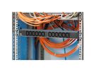 BACHMANN Steckdosenleiste 19" 1HE 12x C13 Buchse, Schutzkontakt-Stecker