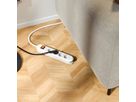 BACHMANN SMART Steckdosenleiste 4x Schutzkontakt, Schalter, weiß, 1,5 m