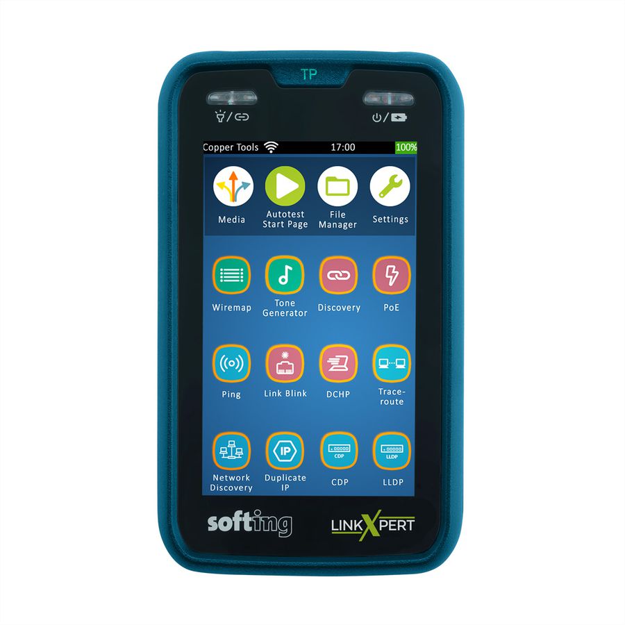 SOFTING LinkXpert TP, Multitool zum einfachen Testen von Twisted-Pair-LAN-Netzwerken