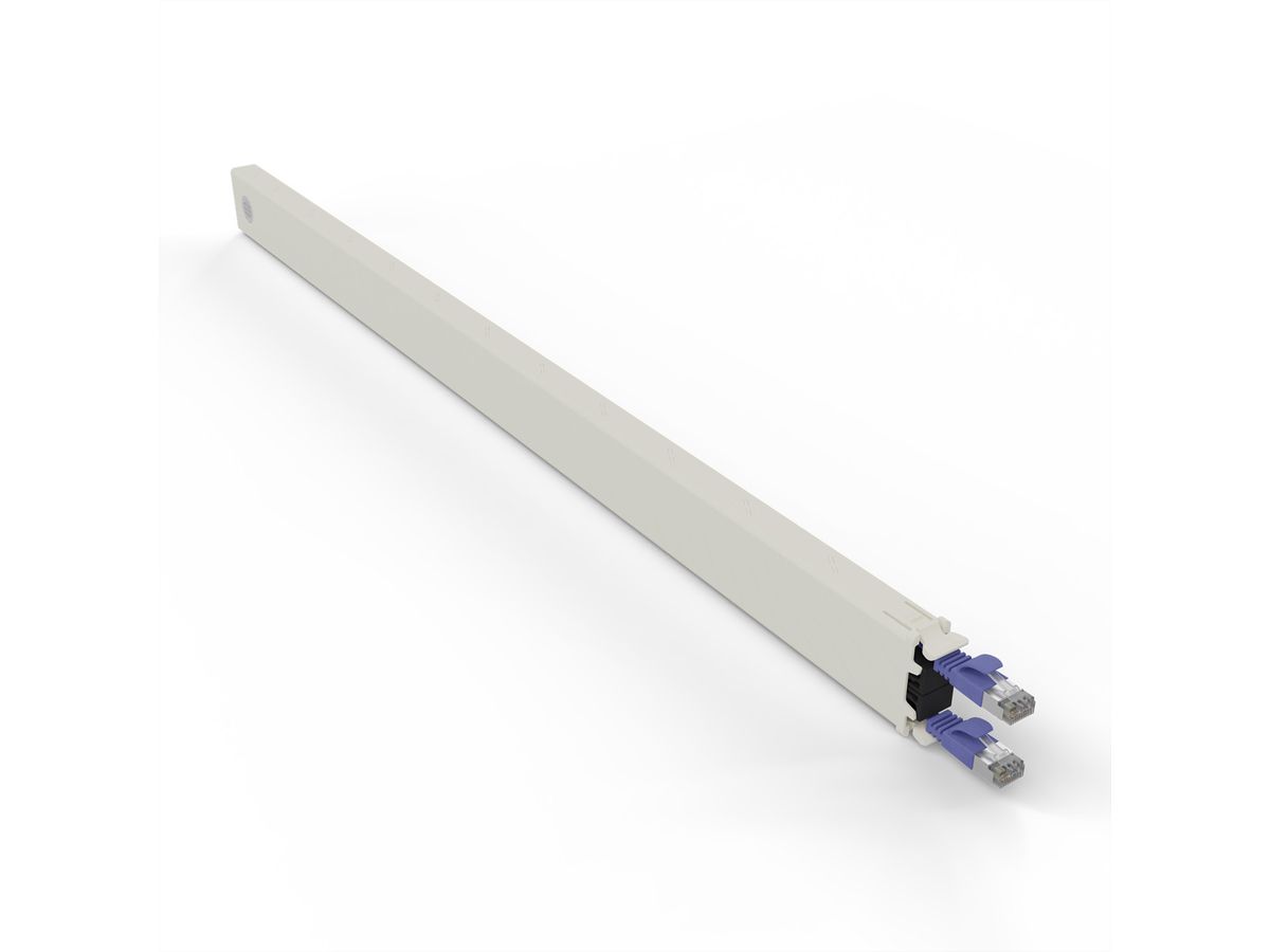 patchbox.one Kassette 30RU STP violett Cat.6a 1,8m