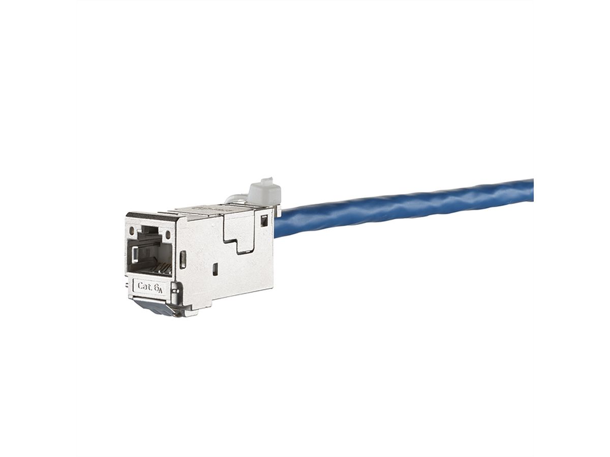 METZ CONNECT E-DAT Modul Cat.6A (Class EA), Kabelmontage ohne Werkzeug