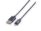 VALUE USB 2.0 Sync- & Ladekabel mit Lightning Connector, 1,8 m