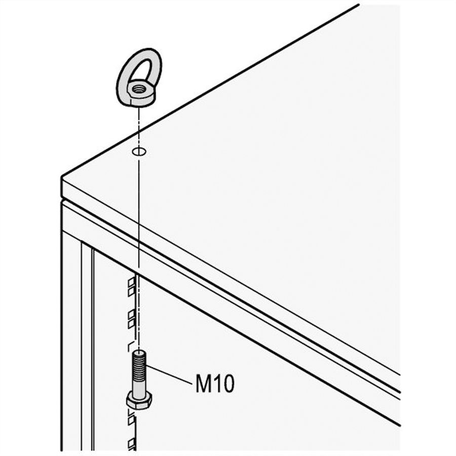 SCHROFF Kranösen - KRANOESEN SATZ M10 4STK