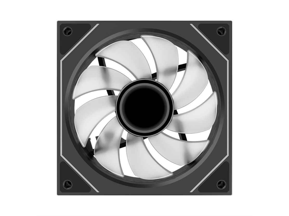 XILENCE XF076 Gehäuselüfter, mit Infinity-Mirror-Design