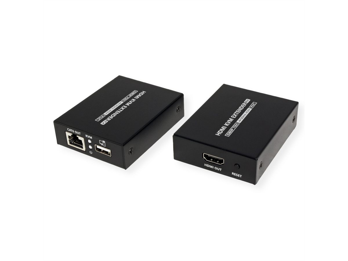 VALUE KVM Verlängerung über Kat.6/6A, HDMI 4K30, max. 40m