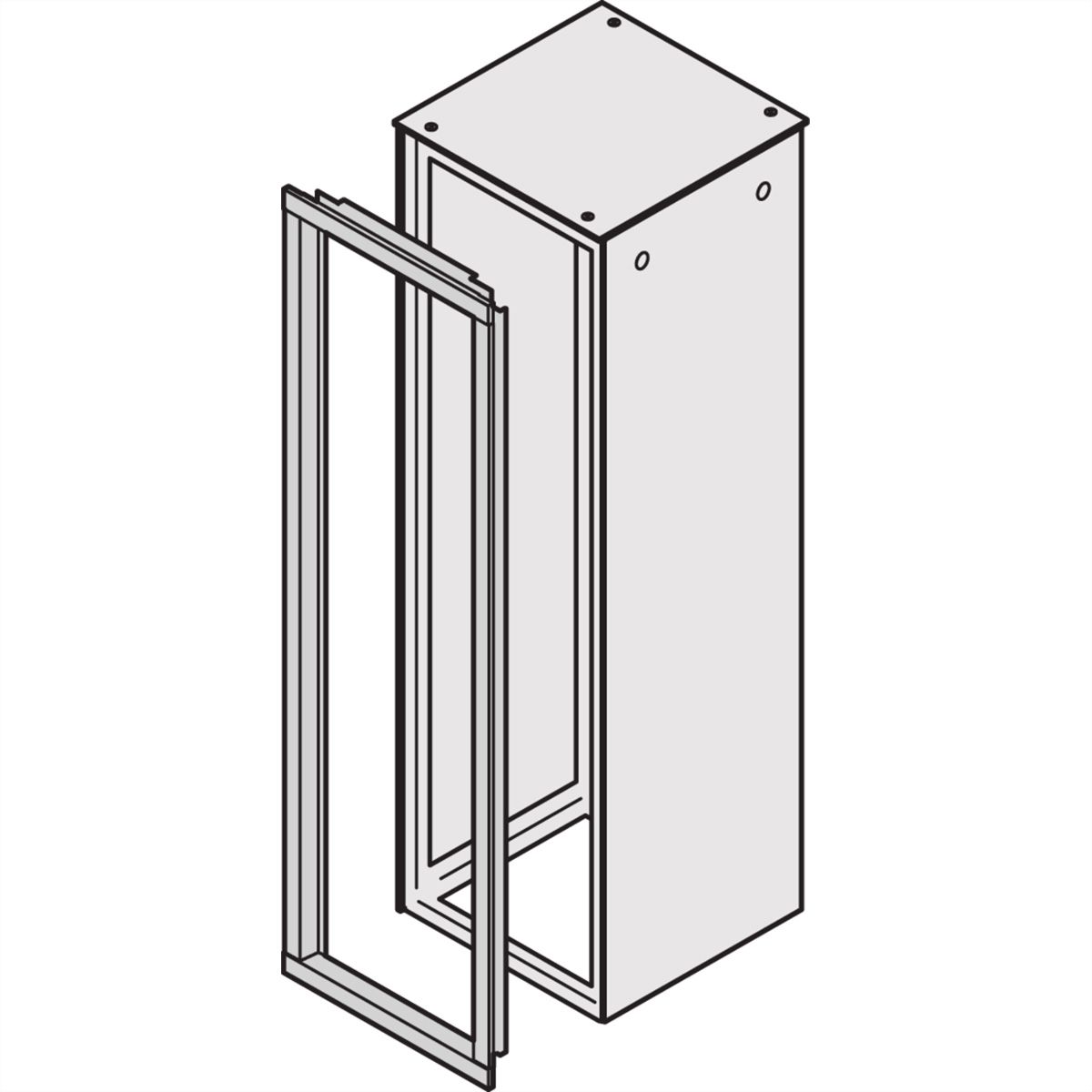 SCHROFF Dekorahmen - DEKO RAHMEN 2000H 600B 7035