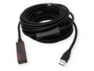 ROLINE USB 3.2 Gen 1 Aktives Repeater Kabel, schwarz, 10 m