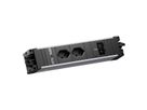 BACHMANN STEP ALU 2xCH 90°, 1xUSB C/C 45W