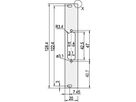 SCHROFF Frontplatten für D-Sub Steckverbinder - TEILFRONTPL.3HE 4TE 1X25 DC