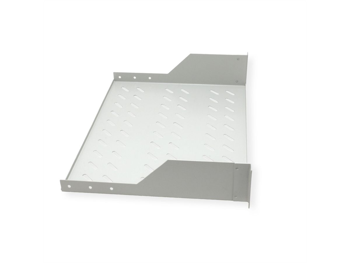ROLINE 19-Zoll Fachboden 2 HE 350 T, 25kg Tragkraft grau