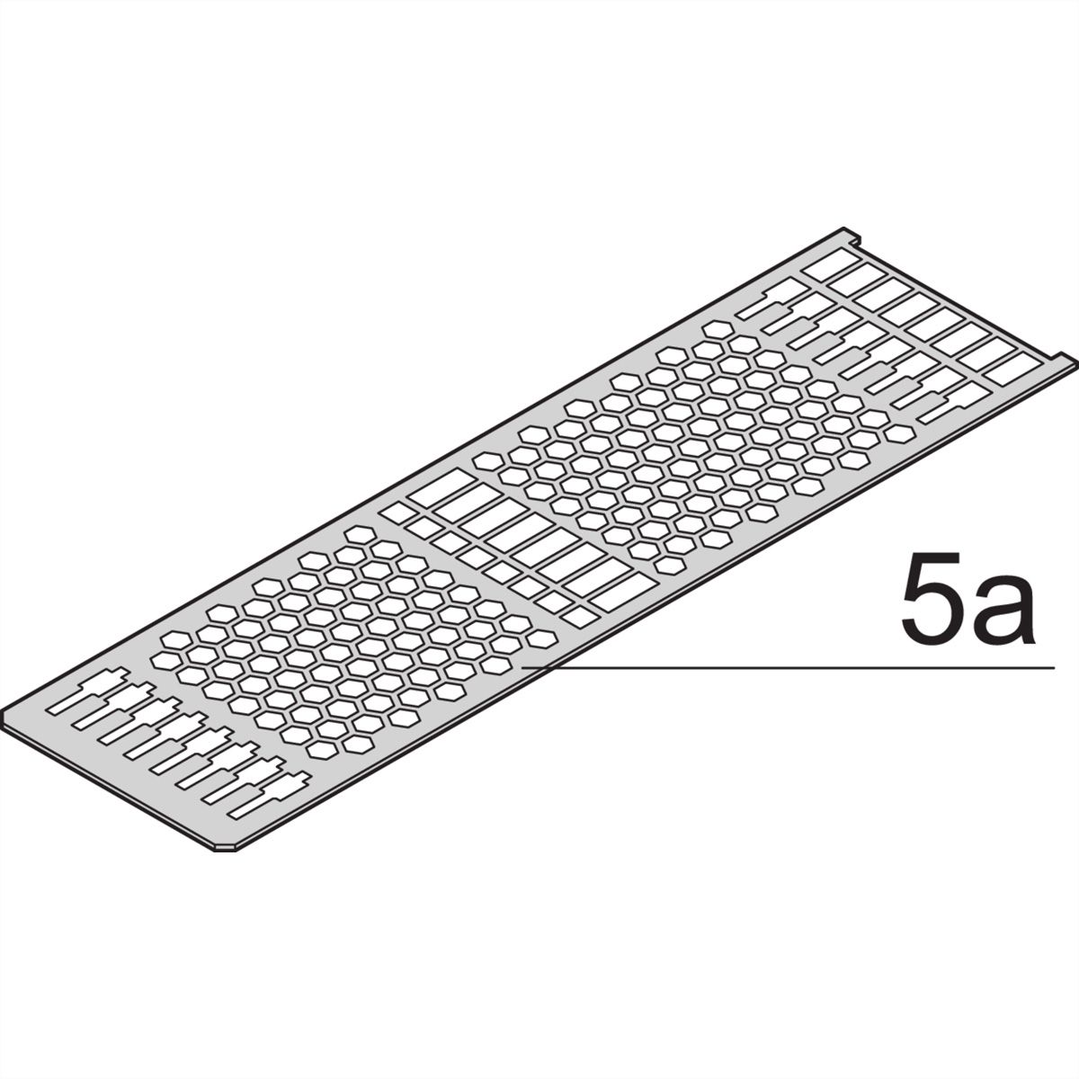 SCHROFF Kassetten PRO 6 HE-Bausätze, Frontplatte geschirmt (Textildichtung) - KAS S1 FS EMV 6HE 8TE 227T