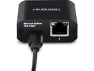TRENDnet TEG-102S 2-Port-Gigabit-Splitter, mit USB-C-Stromversorgung