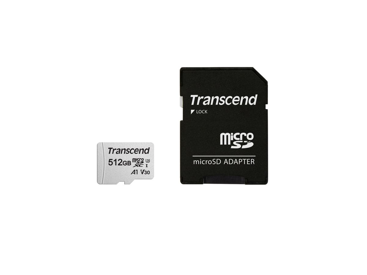 Transcend 300S Speicherkarte 512 GB MicroSDXC NAND
