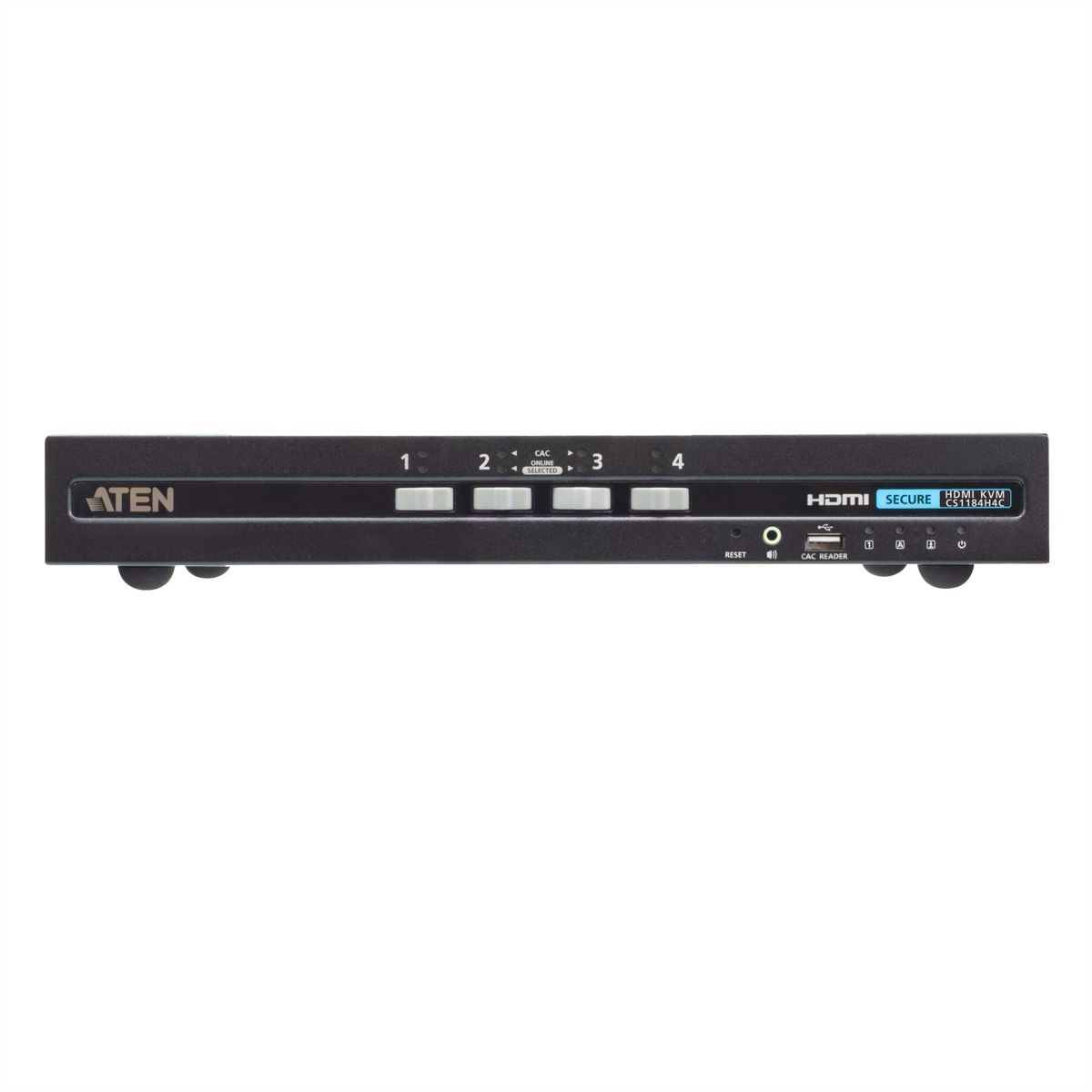 ATEN CS1184H4C 4-Port 4K HDMI Secure KVM, mit Card Reader PSD PP V4.0 Compliant